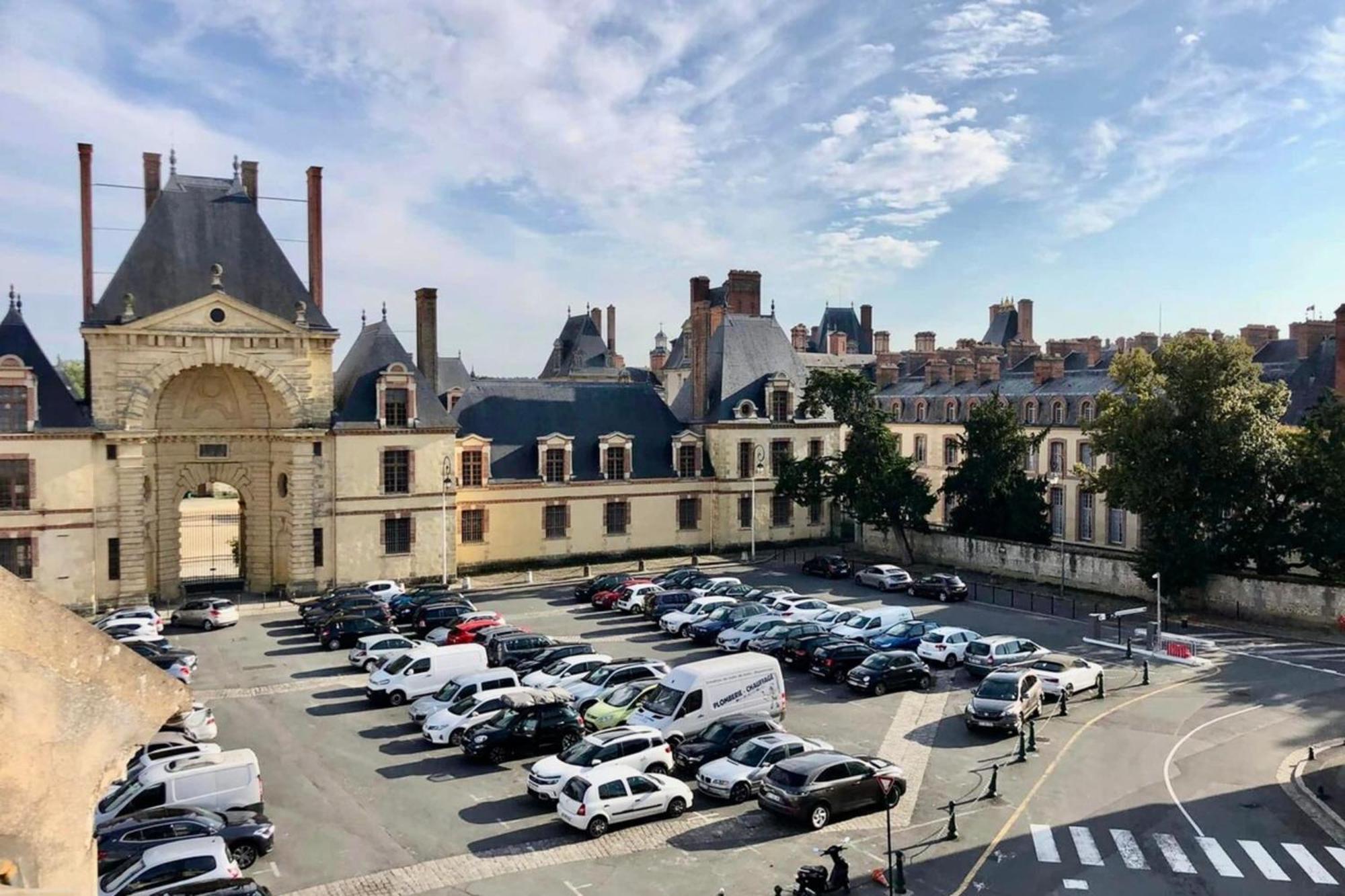 Vue Chateau Fontainebleau - Chez Lydia Esterno foto