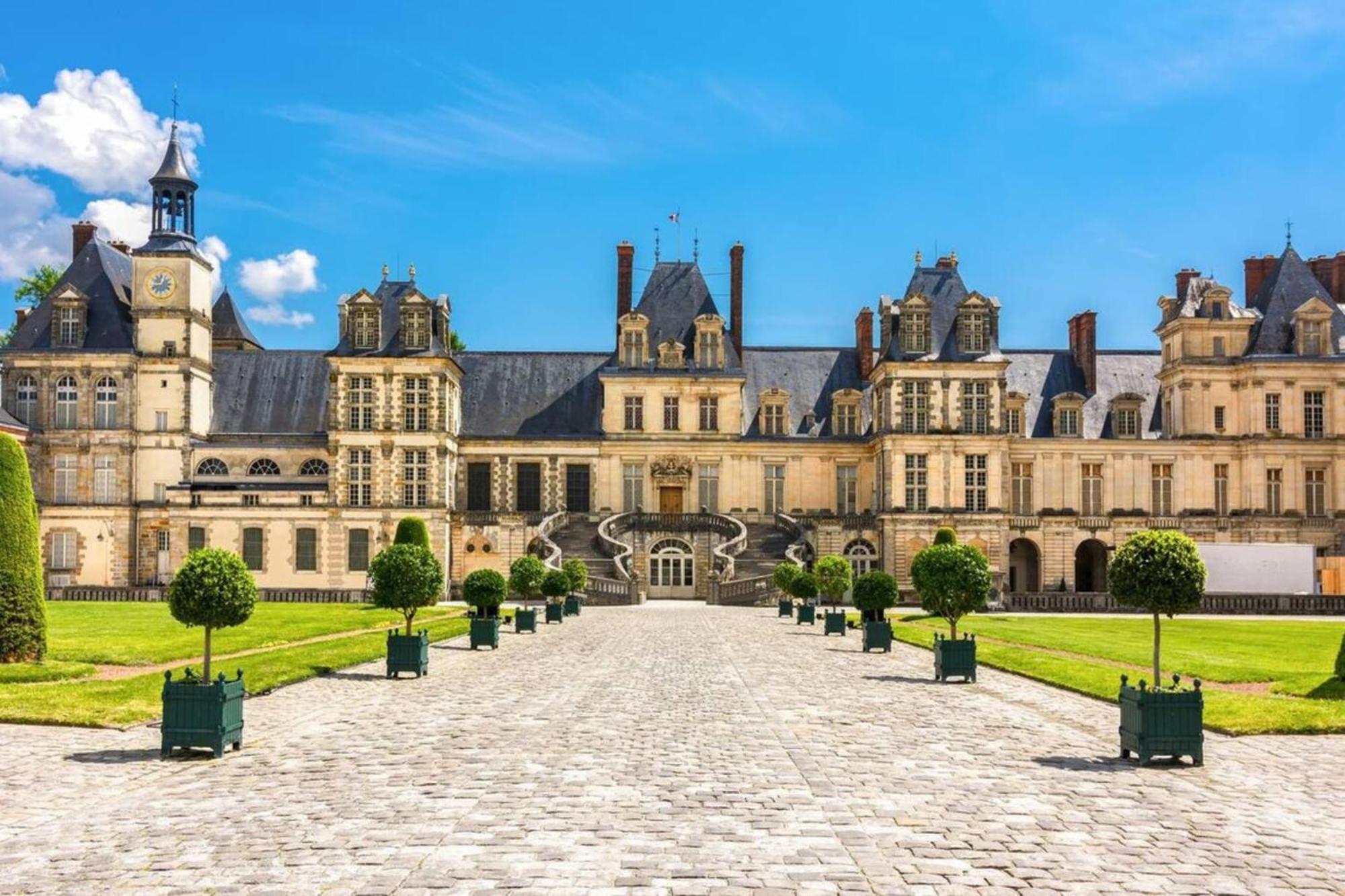 Vue Chateau Fontainebleau - Chez Lydia Esterno foto